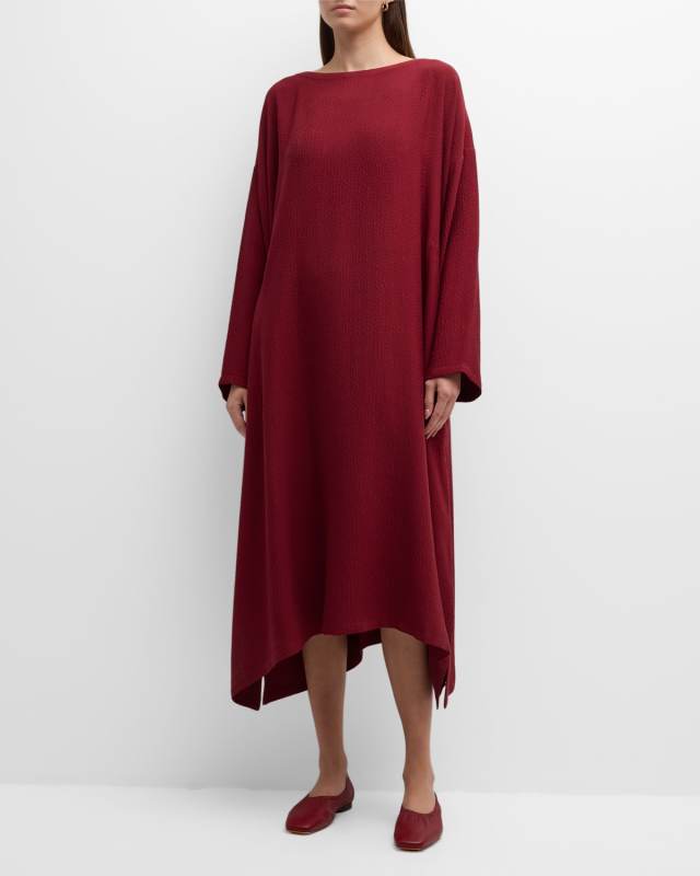 Wide Aline Scoop Neck Dress